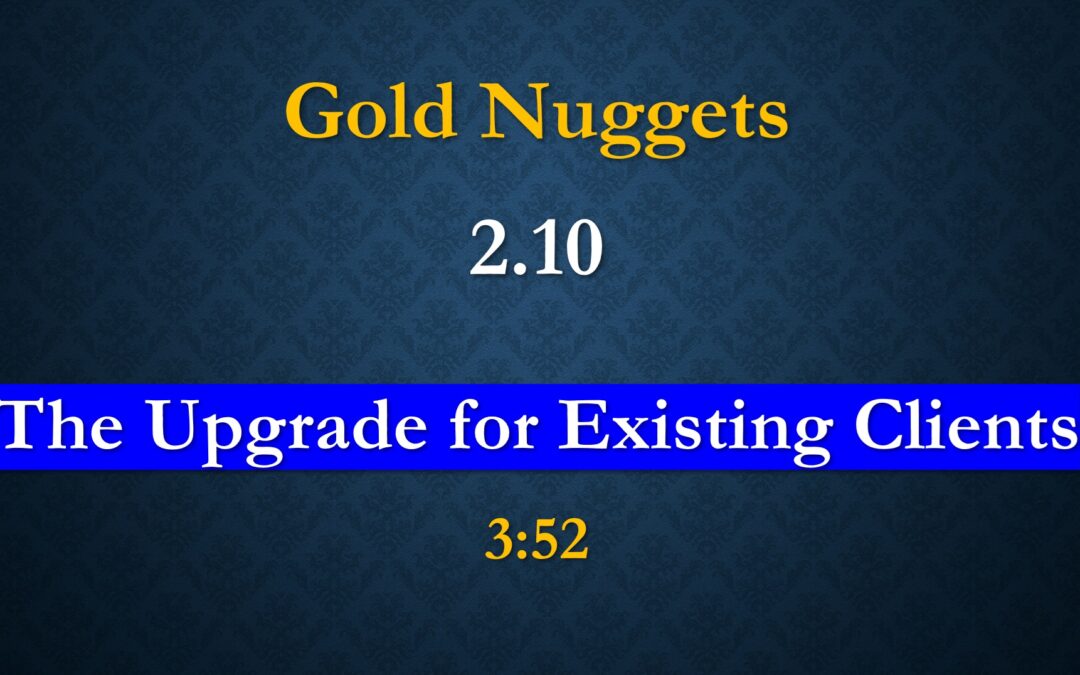 Gold Nuggets 2.10 – Upgrade for Existing Customers