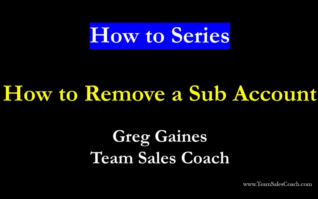 How to Remove a Team Member from your Roster (Gold Mini-Series) 1-min